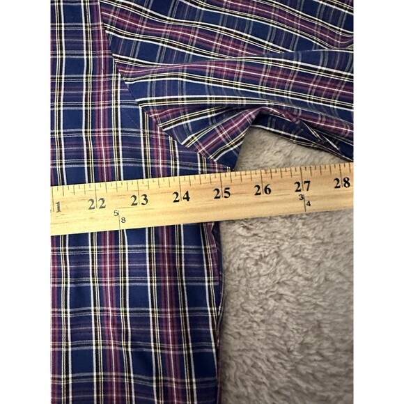 Paul Fredrick L/S Dress Shirt Slim Fit Two-Ply Cotton Multicolor Men’s 18 X 36 - Picture 8 of 10